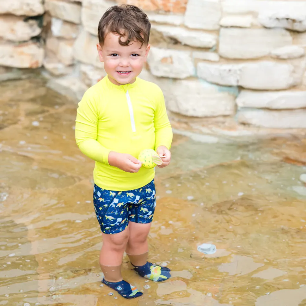 Splash About Premium Rash Badebluse - LIME- Badeshorts & Bluser