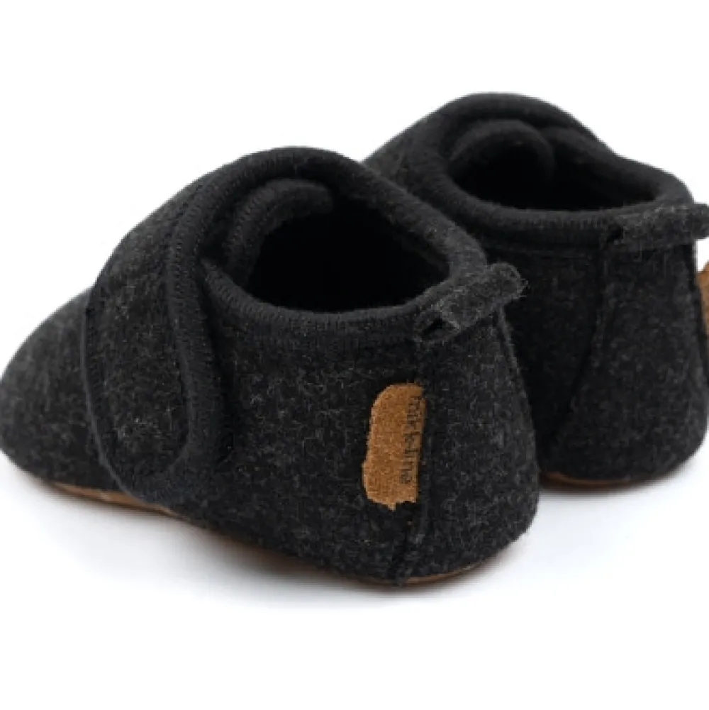 Mikk-Line Prewalker Filt - DARK GREY MELANGE- Hjemmesko