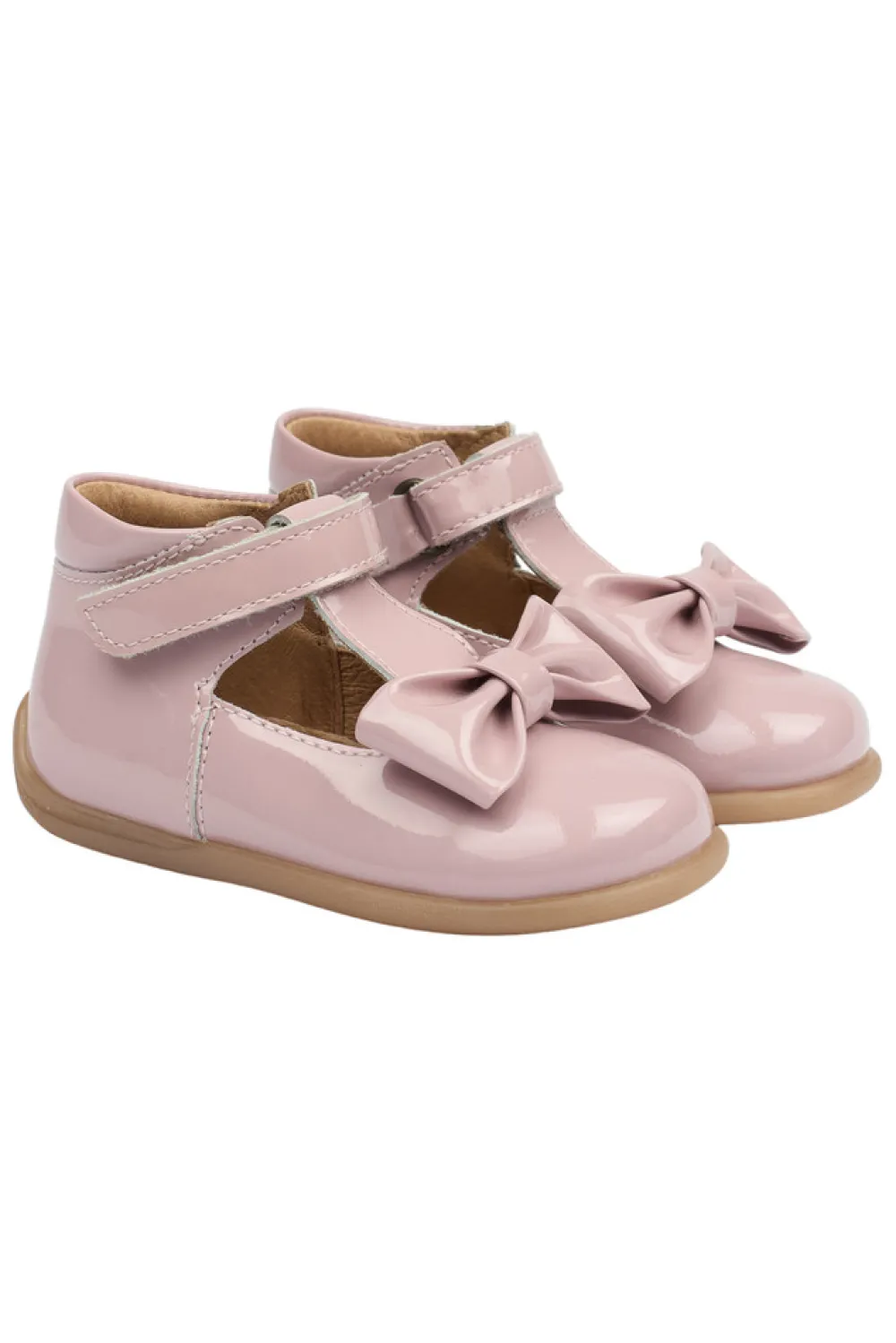 Pompom Prewalker Mary Jane - Dusty rose- Begyndersko