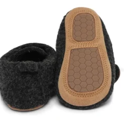 Mikk-Line Prewalker Uld - ANTHRACITE MELANGE- Uld Hjemmesko