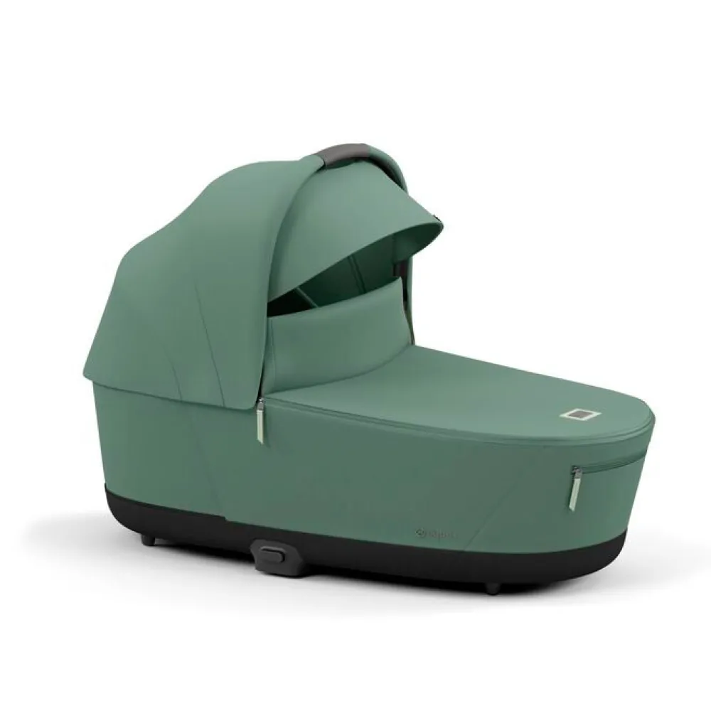 Cybex Priam Duovogn - leaf green/chrome black- Kombivogne Med Flade Sæder