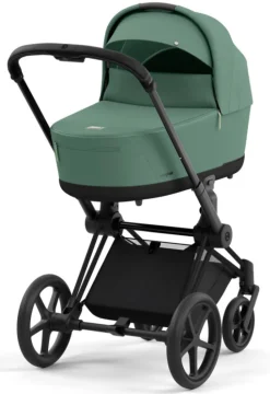 Cybex Priam Duovogn - leaf green/matt black- Kombivogne Med Flade Sæder