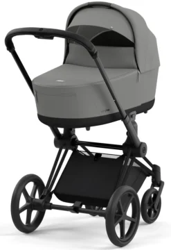Cybex Priam Duovogn - mirage grey/matt black- Kombivogne Med Flade Sæder