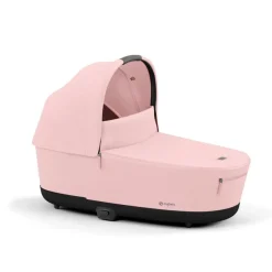 Cybex Priam Duovogn - peach pink/matt black- Kombivogne Med Flade Sæder