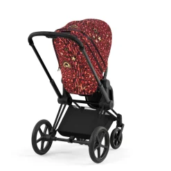 Cybex Priam duovogn - rockstar/matt black- Kombivogne Med Flade Sæder