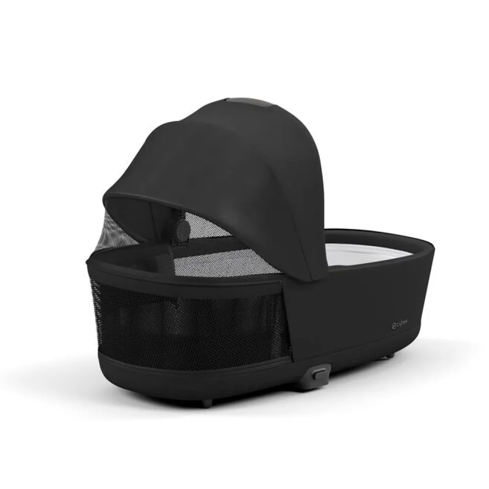 Cybex Priam Duovogn - sepia black/chrome black- Kombivogne Med Flade Sæder