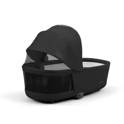 Cybex Priam Duovogn - sepia black/matt black- Kombivogne Med Flade Sæder