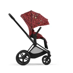 Cybex Priam klapvogn - rockstar/matt black- Klapvogne Med Flade Sæder