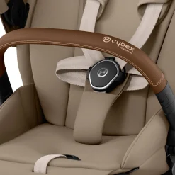 Cybex Priam klapvogn inkl. cloud T og base - cozy beige/chrome brown PLUS- Klapvogne Med Flade Sæder