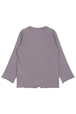 The New Siblings Princess Rib Bluse - GRAY RIDGE- Bluser