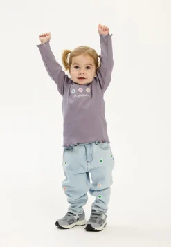 The New Siblings Princess Rib Bluse - GRAY RIDGE- Bluser