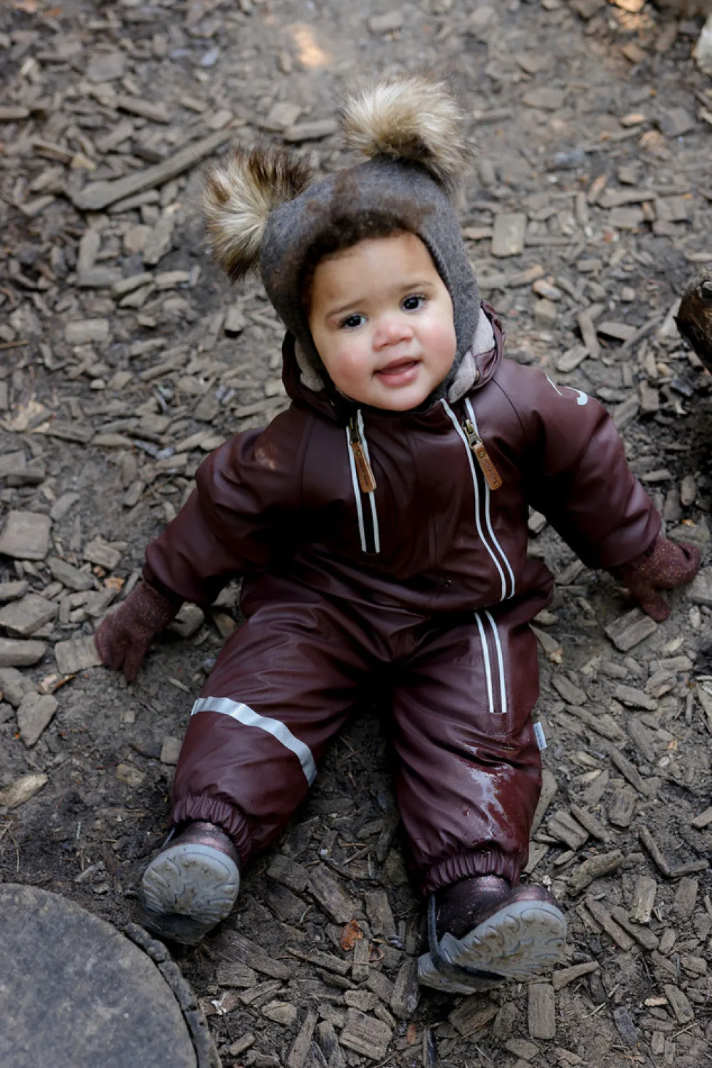 Mikk-Line PU Flyverdragt 2 Zip Recycled - French roast- Flyverdragter|Regntøj