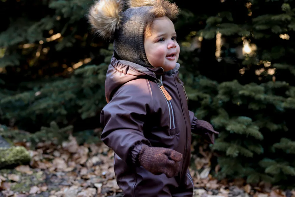 Mikk-Line PU Flyverdragt 2 Zip Recycled - French roast- Flyverdragter|Regntøj