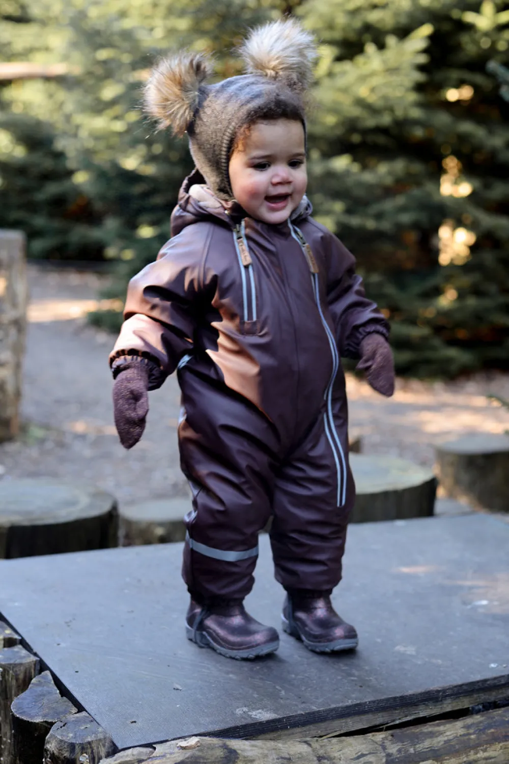 Mikk-Line PU Flyverdragt 2 Zip Recycled - French roast- Flyverdragter|Regntøj