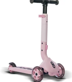 PUKY PUSH foldbart løbehjul m. LED pink- Løbehjul & Rulleskøjter