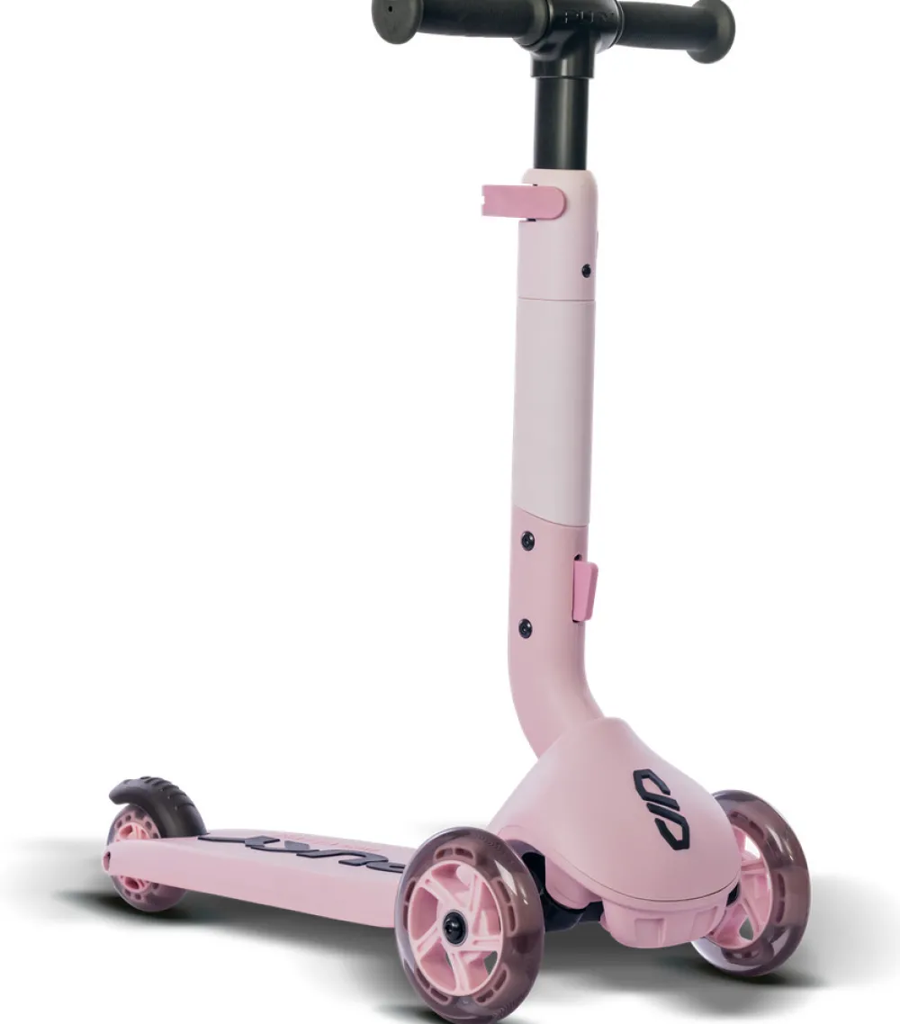 PUKY PUSH foldbart løbehjul m. LED pink- Løbehjul & Rulleskøjter