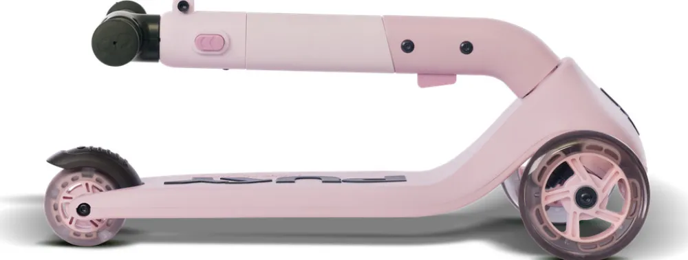 PUKY PUSH foldbart løbehjul m. LED pink- Løbehjul & Rulleskøjter