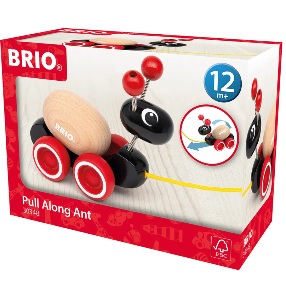 Brio Pull Along Myre - FSC®- Trælegetøj|Trækdyr