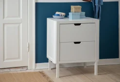 Sebra Puslebord med skuffer - hvid FSC®-Børn Pusleborde|Pusleborde