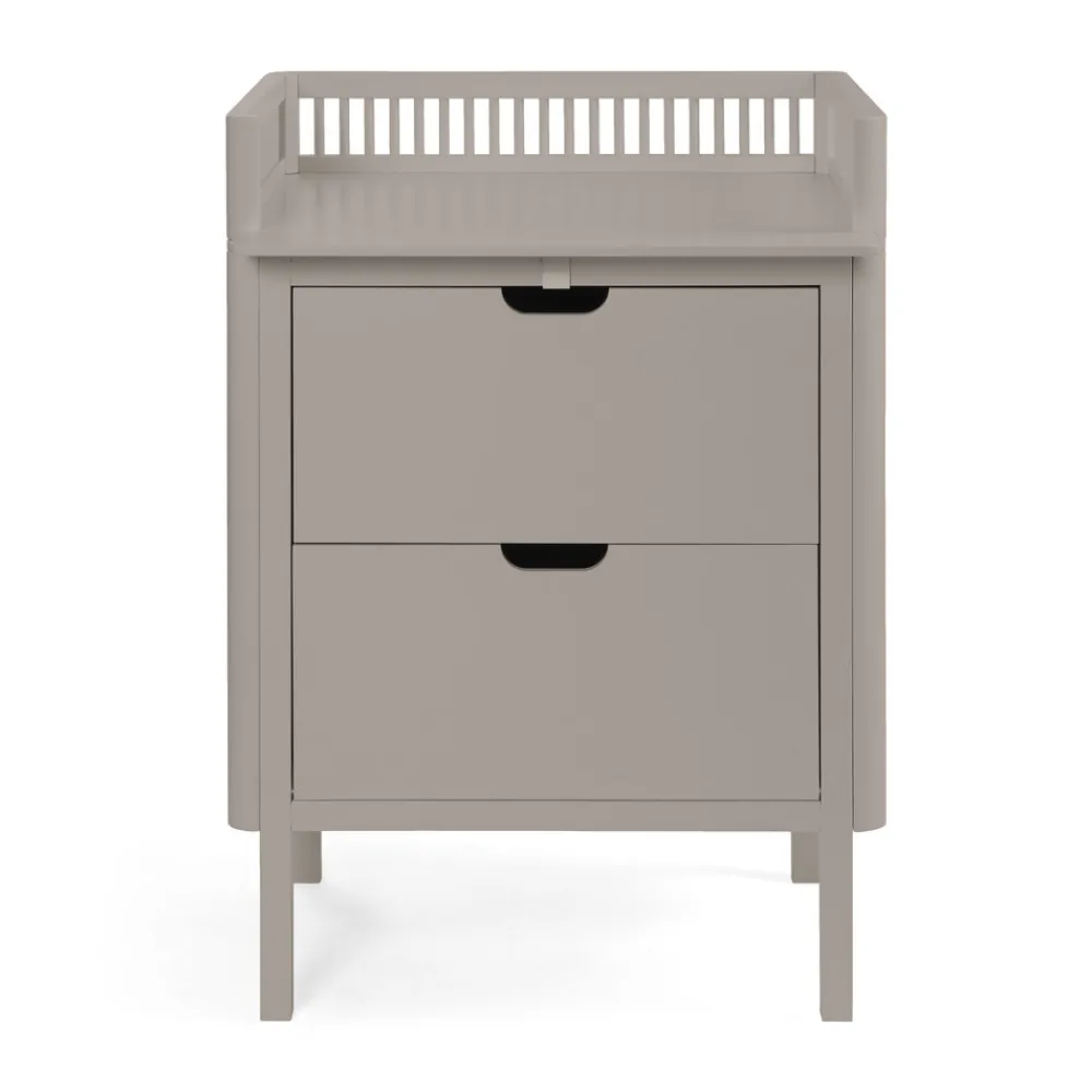 Sebra Puslebord med skuffer - jetty beige FSC®-Børn Pusleborde|Pusleborde