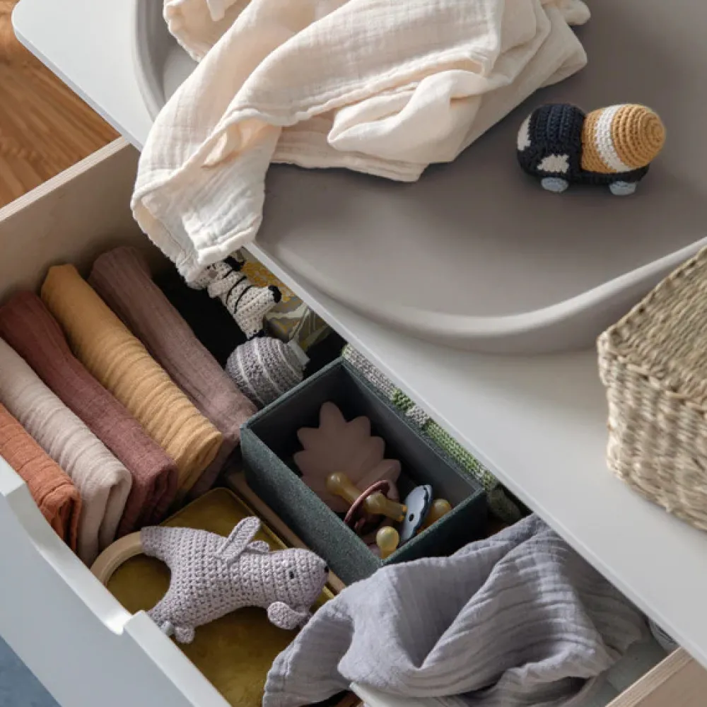 Sebra Puslepude pur, Jetty Beige-Børn Puslepuder & Pusleunderlag|Puslepuder