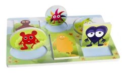 BABBLARNA Puslespil i træ med titte-bøhmotiv- Puslespil