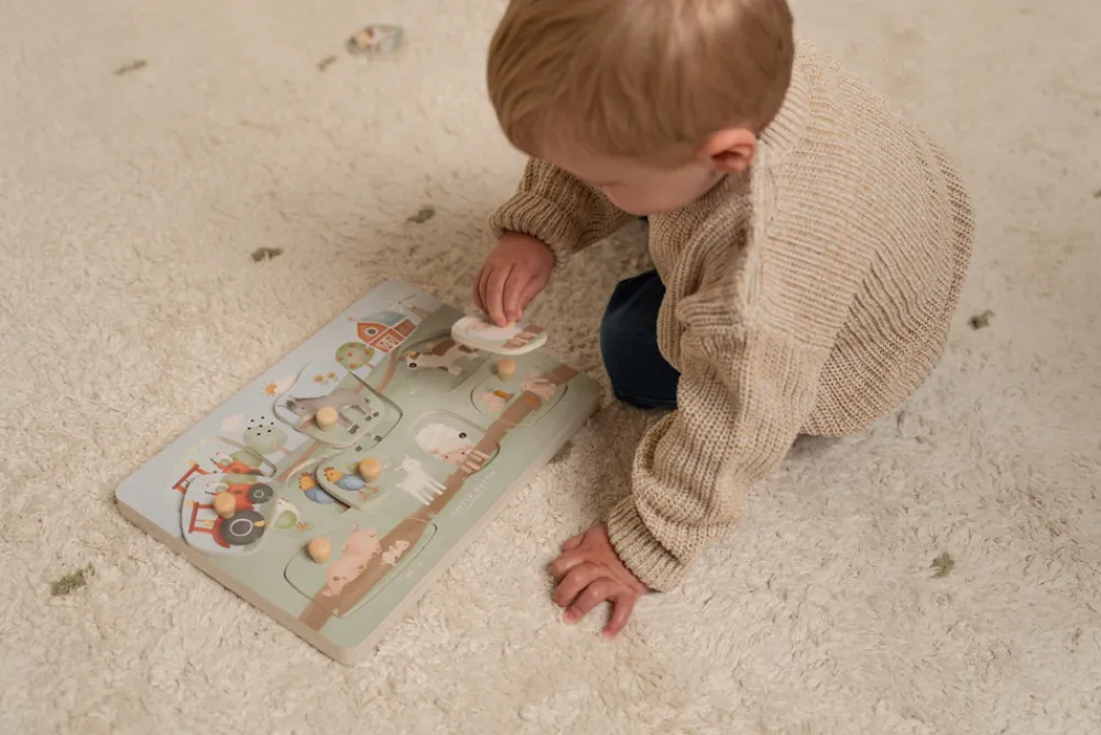 Little Dutch Puslespil m. lyd - Little Farm- Puslespil