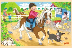 Goki Puslespil Ponnygård- Puslespil