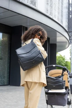 Storksak Pusletaske, Aria, Quiltet læder- Pusletasker & Transporttasker