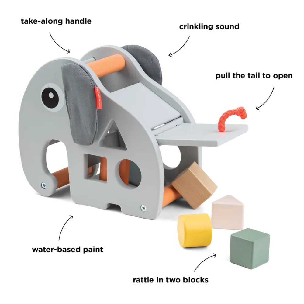 Done By Deer Puttekasse Elphee Grå- Puttekasser