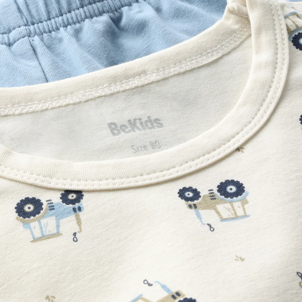 BeKids Pyjamas - Faded Denim- Nattøj & Natkjoler