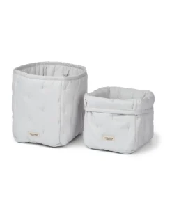 MarMar Copenhagen Quiltede kurve, 2 stk, Morning Dew-Børn Pusleopbevaring