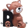 Kids By Friis R bogstav med rød panda til navnetog-Børn Fødselsdagstoge
