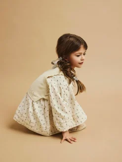 Lil' Atelier Raisa langærmet løs kjole - TURTLEDOVE- Kjoler