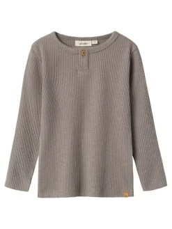 Lil' Atelier Rajo ls slim top - SEA TURTLE- Bluser