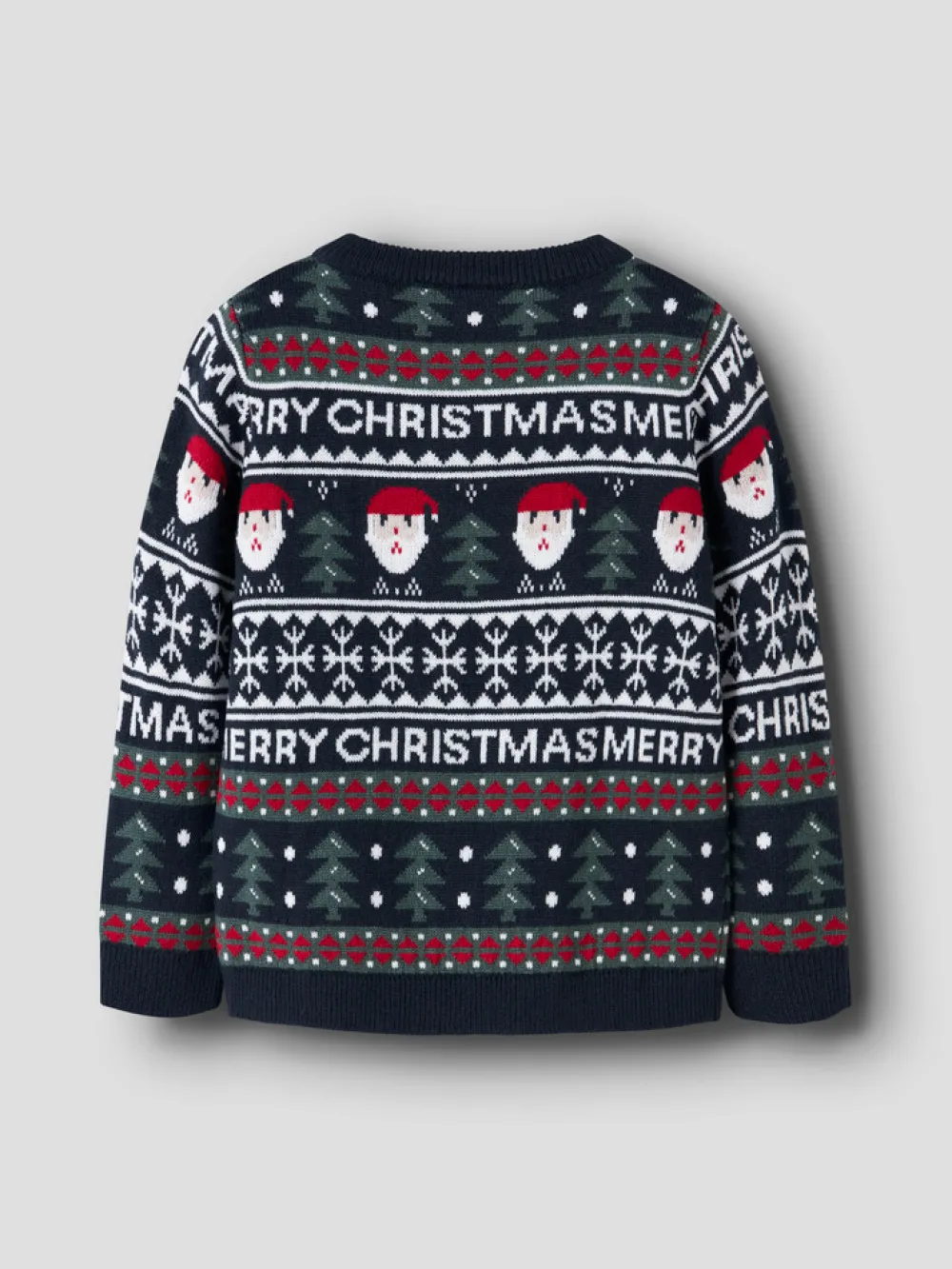 NAME IT Rastokka Striksweater - Dark Sapphire- Juletøj|Cardigans, Veste & Trøjer