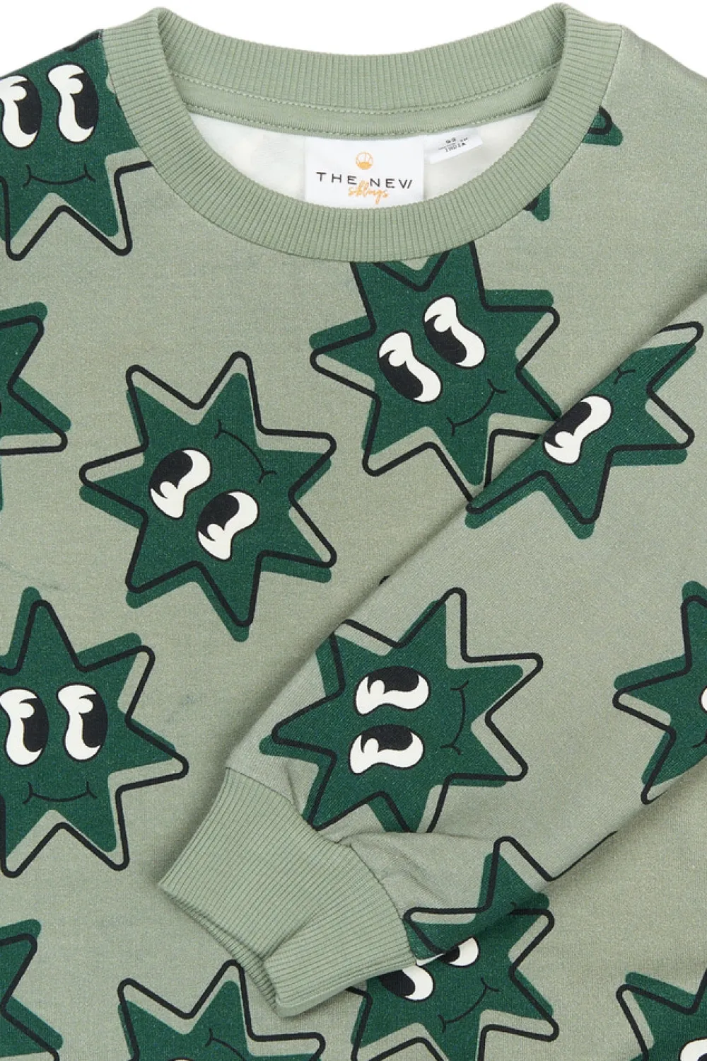 The New Siblings Ravi Sweatshirt - LILY PAD- Cardigans, Veste & Trøjer