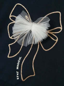 NAME IT Raxa langærmet sweat - DARK SAPPHIRE- Juletøj|Cardigans, Veste & Trøjer