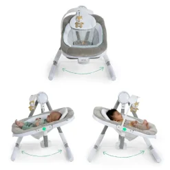 Ingenuity Ray bærbar baby-vippestol-Børn Skråstole