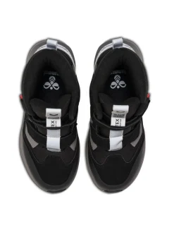 hummel Reach conquer super high tex JR - BLACK/GREY- Vinterstøvler