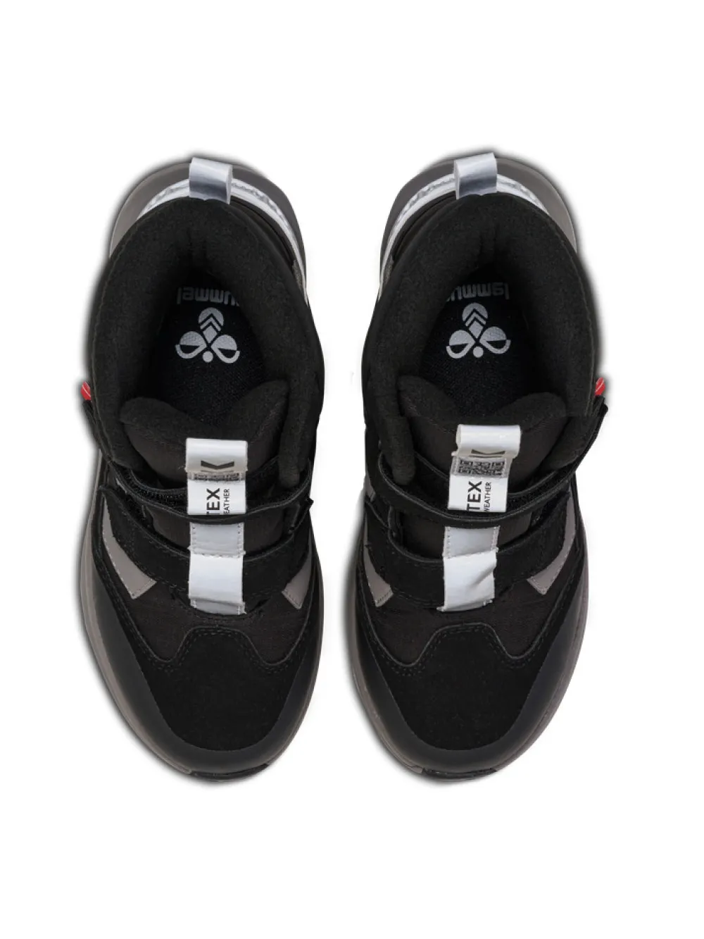 hummel Reach conquer super high tex JR - BLACK/GREY- Vinterstøvler