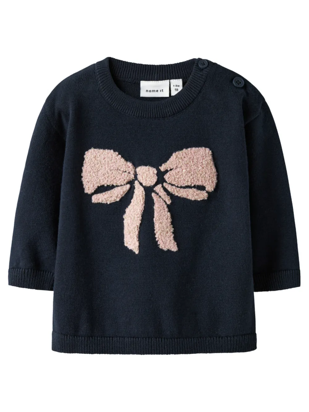 NAME IT Rebow Striktrøje - Navy Blazer- Juletøj|Cardigans, Veste & Trøjer