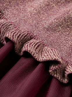 NAME IT Refraja Strikket Kjole - Burgundy- Juletøj|Kjoler