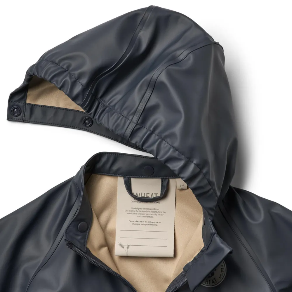 Wheat Regnjakke Chardy - Ink- Regntøj