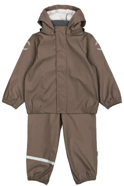 Mikk-Line Regnsæt - Chocolate- Regntøj