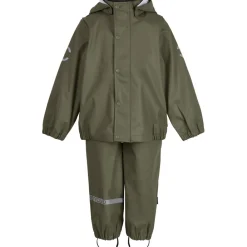 Mikk-Line Regnsæt - Dusty Olive- Regntøj