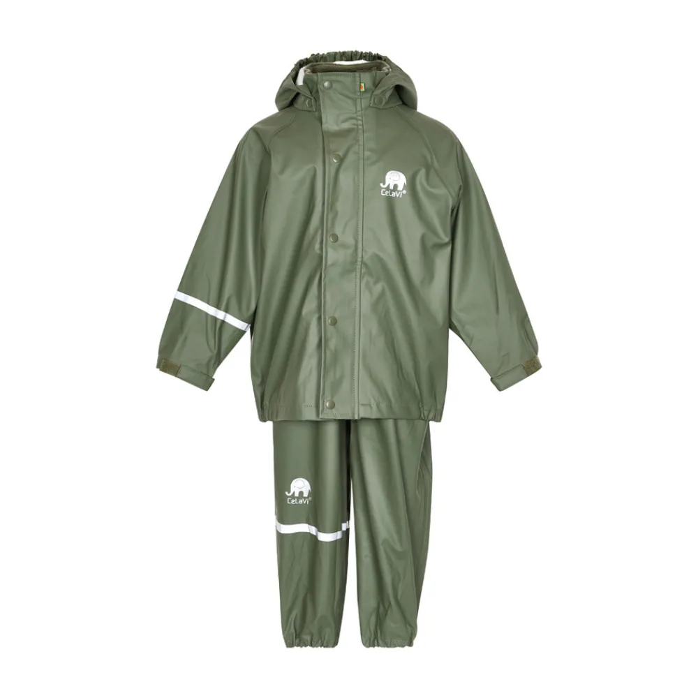 CeLaVi Regnsæt Basic - Army 988- Regntøj