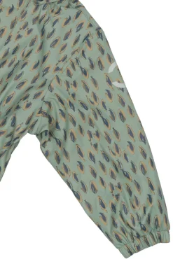 Mikk-Line Regnsæt m. Fleece - Iceberg green- Regntøj