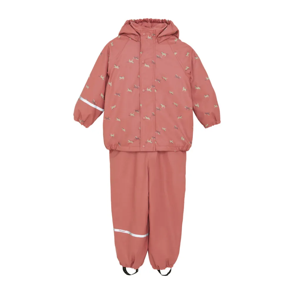 CeLaVi Regntøjssæt m. Fleece - 5424- Regntøj