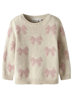 NAME IT Rekka Striktrøje - Peyote Melange- Juletøj|Cardigans, Veste & Trøjer